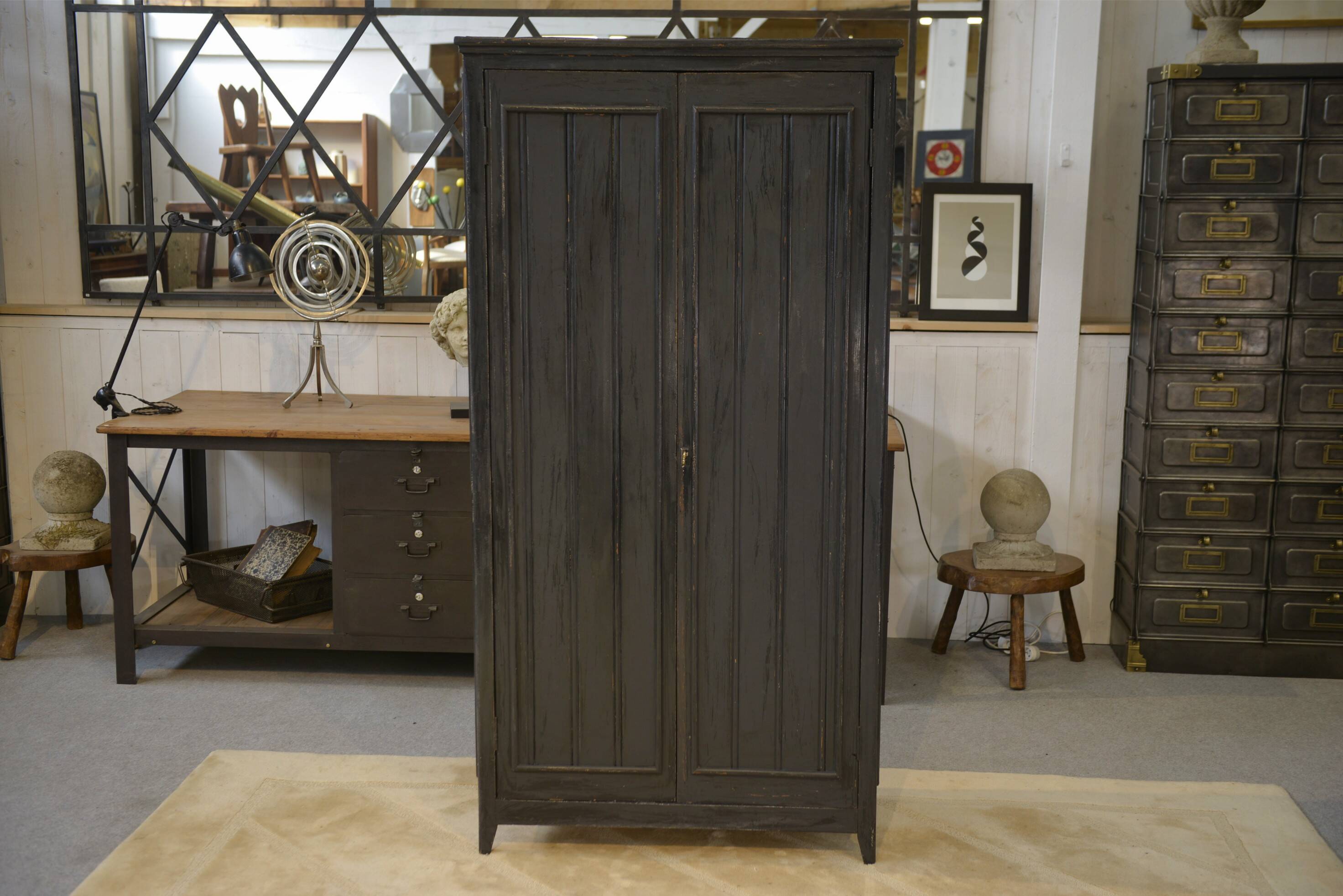 Distressed wardrobe from the 1950s.