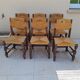 6 chaises paillage  campagnarde  ancienne
