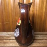 Ancien pichet poet laval « brigitte »céramique peinte vintage