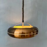 Vintage 'Copper' UFO space age pendant lamp