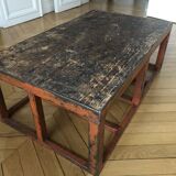 Industrial-style lounge coffee table