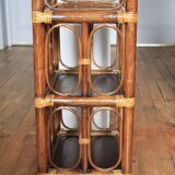 Bamboo & rattan shelf