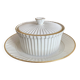 Sucrier en porcelaine fine Mehun
