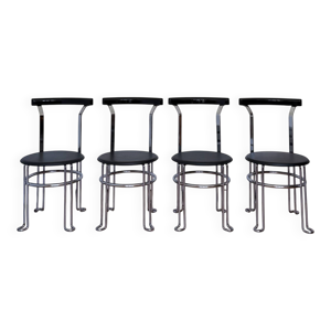 chaises tubulaires en