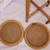 Vintage rattan harness