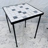 Pair of ceramic side tables