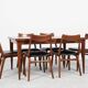 Table à manger danoise large du milieu du siècle en teck par Niels Otto Møller, années 1960
