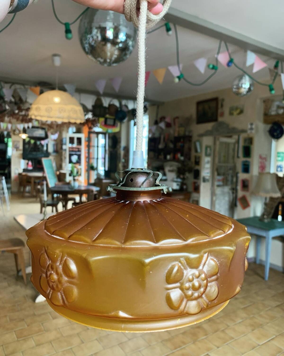 Art Deco pendant light