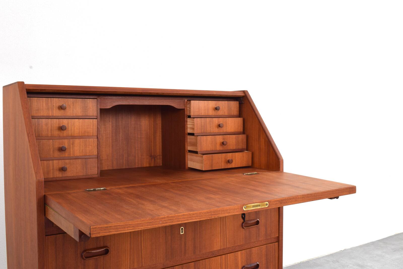 Mid-Century Danish Teak Secretary, 1960s.