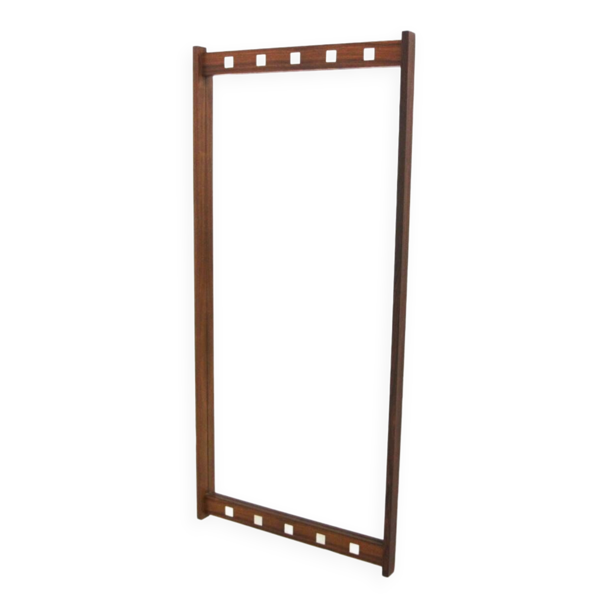 Scandinavian mirror "Champion" in rosewood, 122x57cm, Fröseke, Nybrofabriken, Sweden, 1960