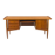 Danish Teak Executive Desk by Arne Vodder for H.P. Hansen, 1960s
