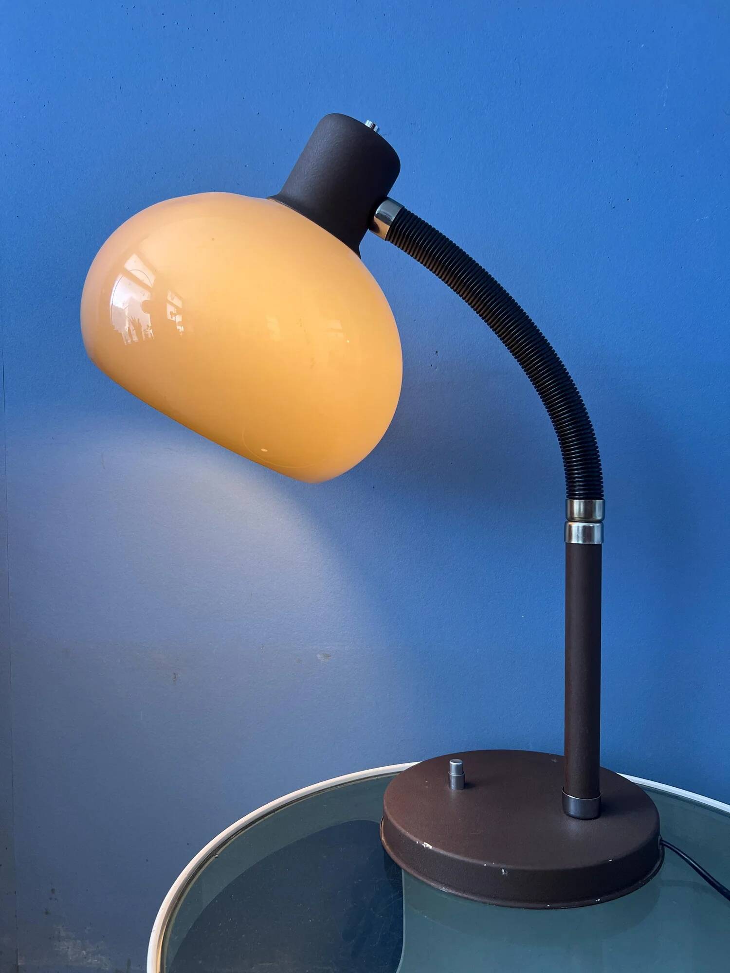 Vintage Herda mushroom table lamp | Mid-century modern bedside lamp | Dutch design