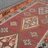 Tapis Kilim d'Orient Shiraz Gashgaï Ancien :   1.50 X 2.85 Mètres -