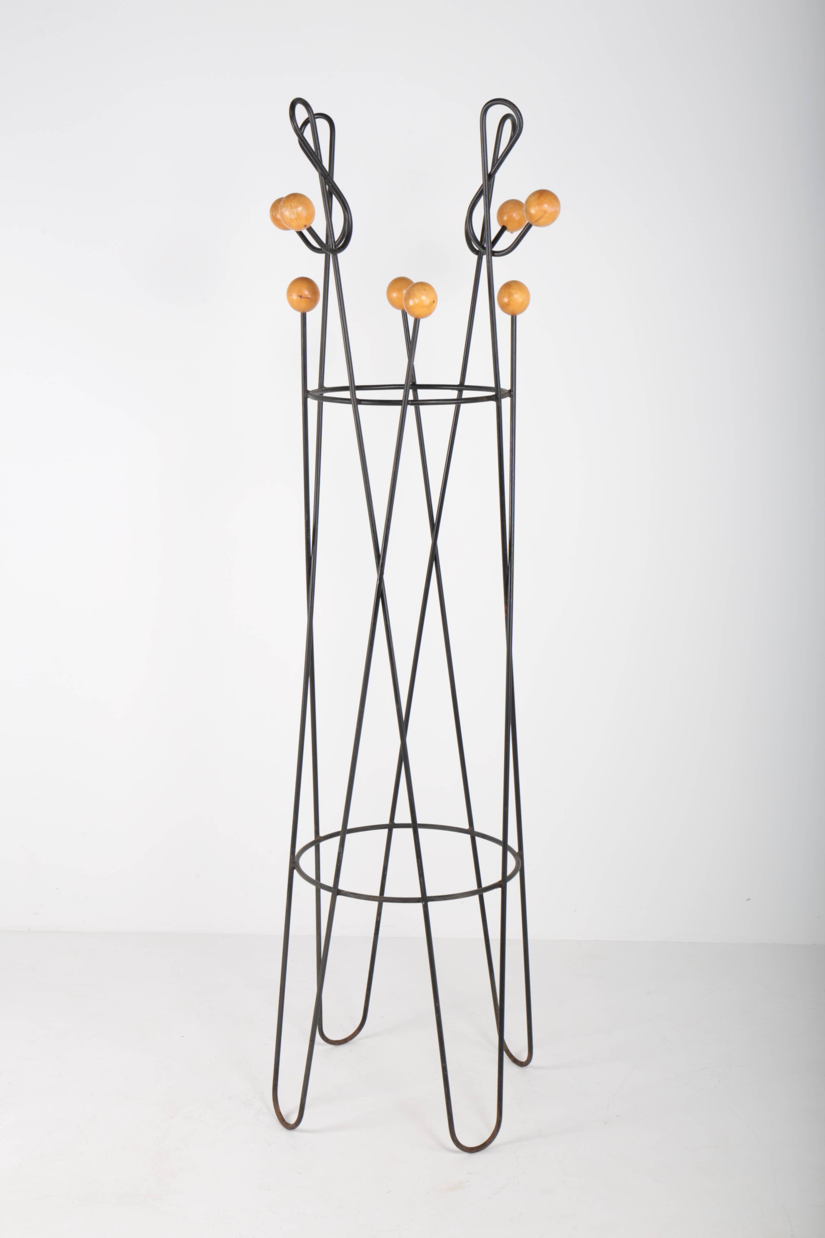 Clef de tre coat rack  1950s