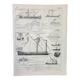 Old engraving 1898, Galley, boat, ship, sail • Original and vintage lithograph