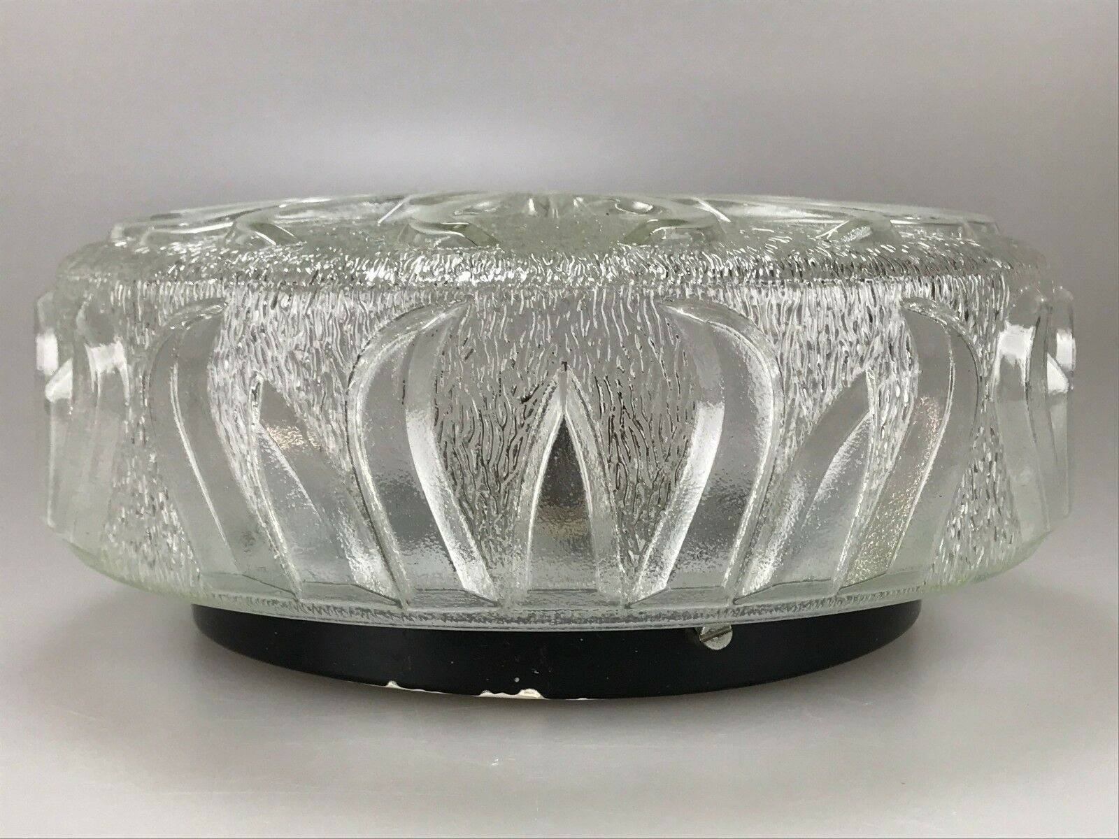 60s 70s lamp luminaire plafoniere flush mount glass space age design