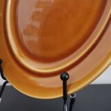 St Amand caramel glazed ceramic dessert plates