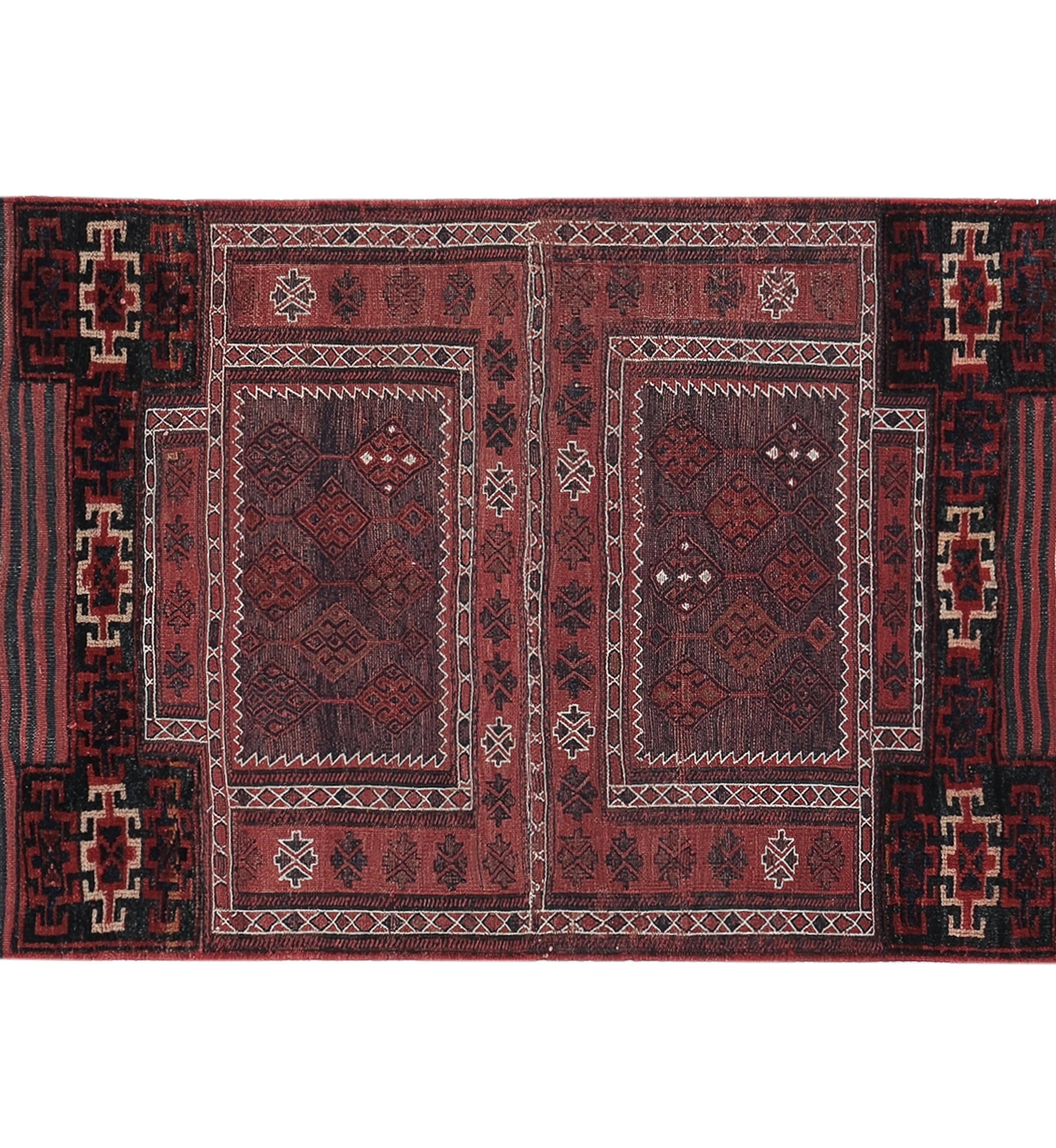 Vintage Turkish Oushak Rug Handwoven 95x235 cm