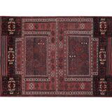 Vintage Turkish Oushak Rug Handwoven 95x235 cm