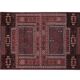 Vintage Turkish Oushak Rug Handwoven 95x235 cm