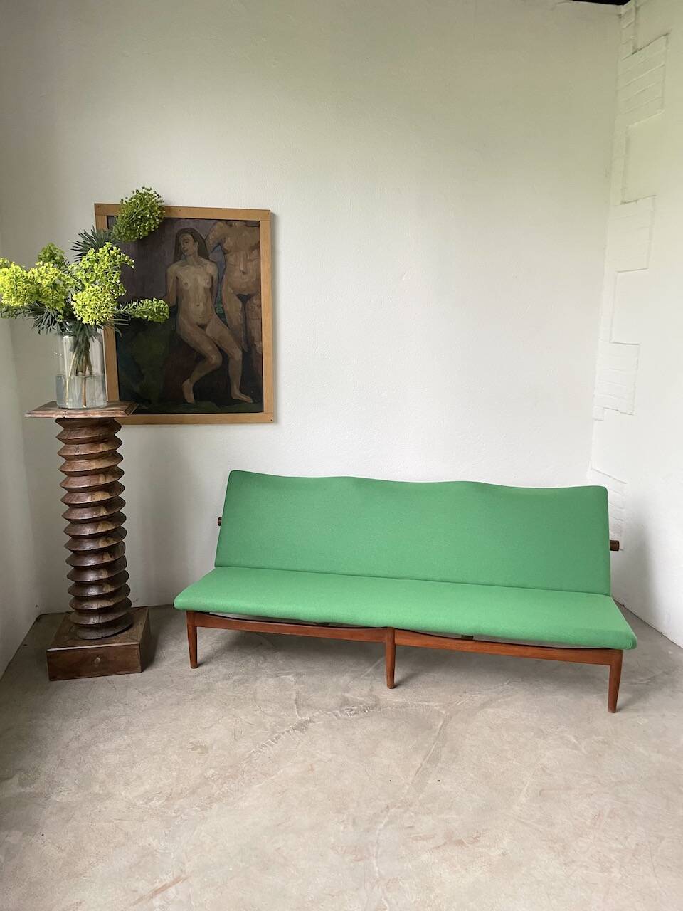 Finn Juhl three-seater bench “Japan” model France & Son