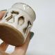 2 Ceramic Stoneware Egg Cups Signed by a Ceramist to Identify