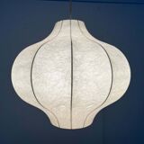 Modern mid-century Cocoon pendant lamp by Friedel Wauer for Goldkant Leuchten, 1960s.