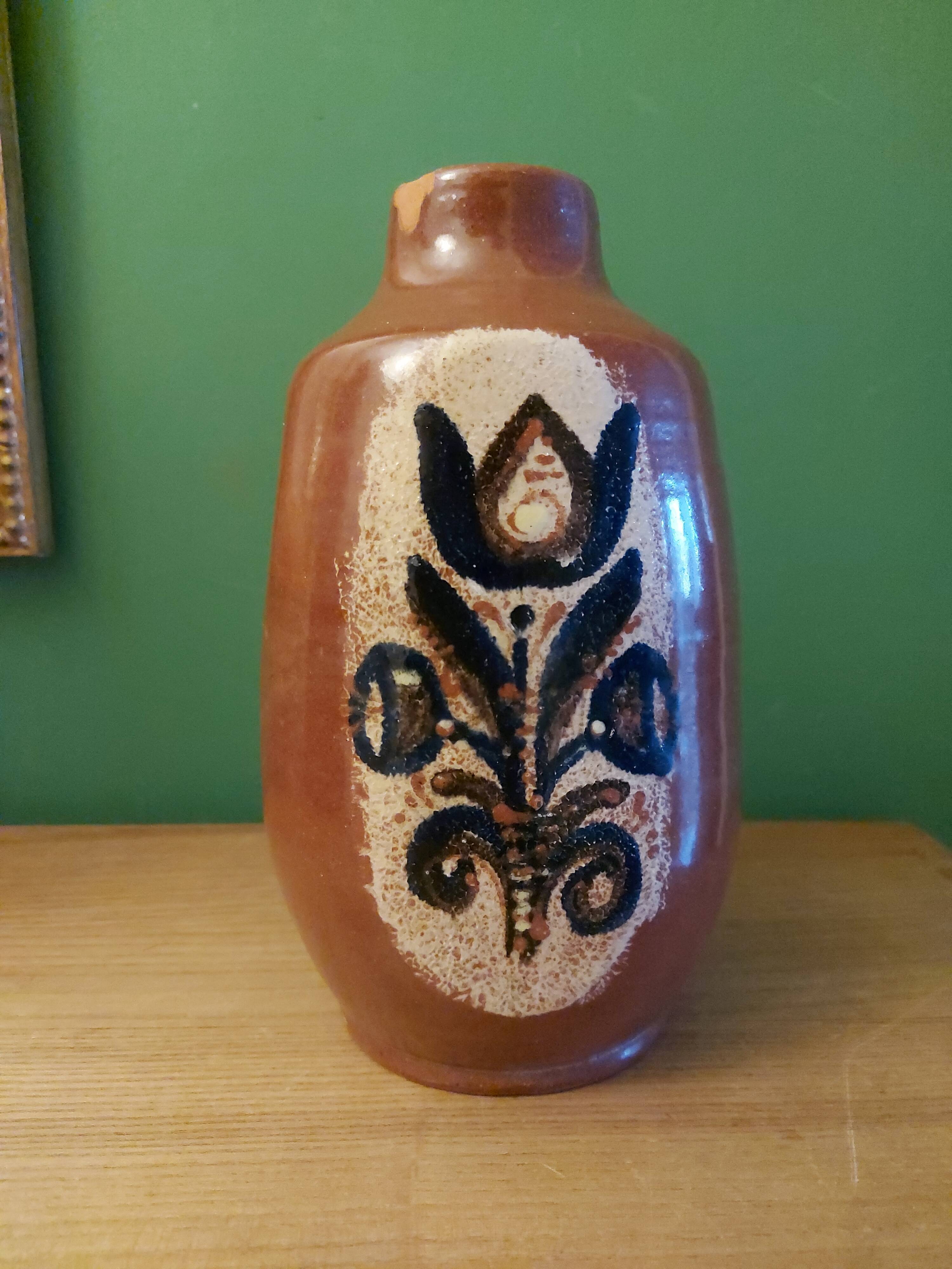 Terracotta vase 50s, 60'S