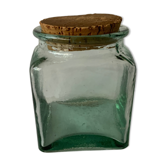 Bubbled glass jar Selency x Monoprix Croisé Laroche