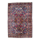 Handmade antique Persian Kerman rug 4' x 6.4' (122cm x 195cm) 1920s