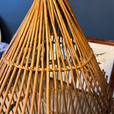 Old wicker bird cage