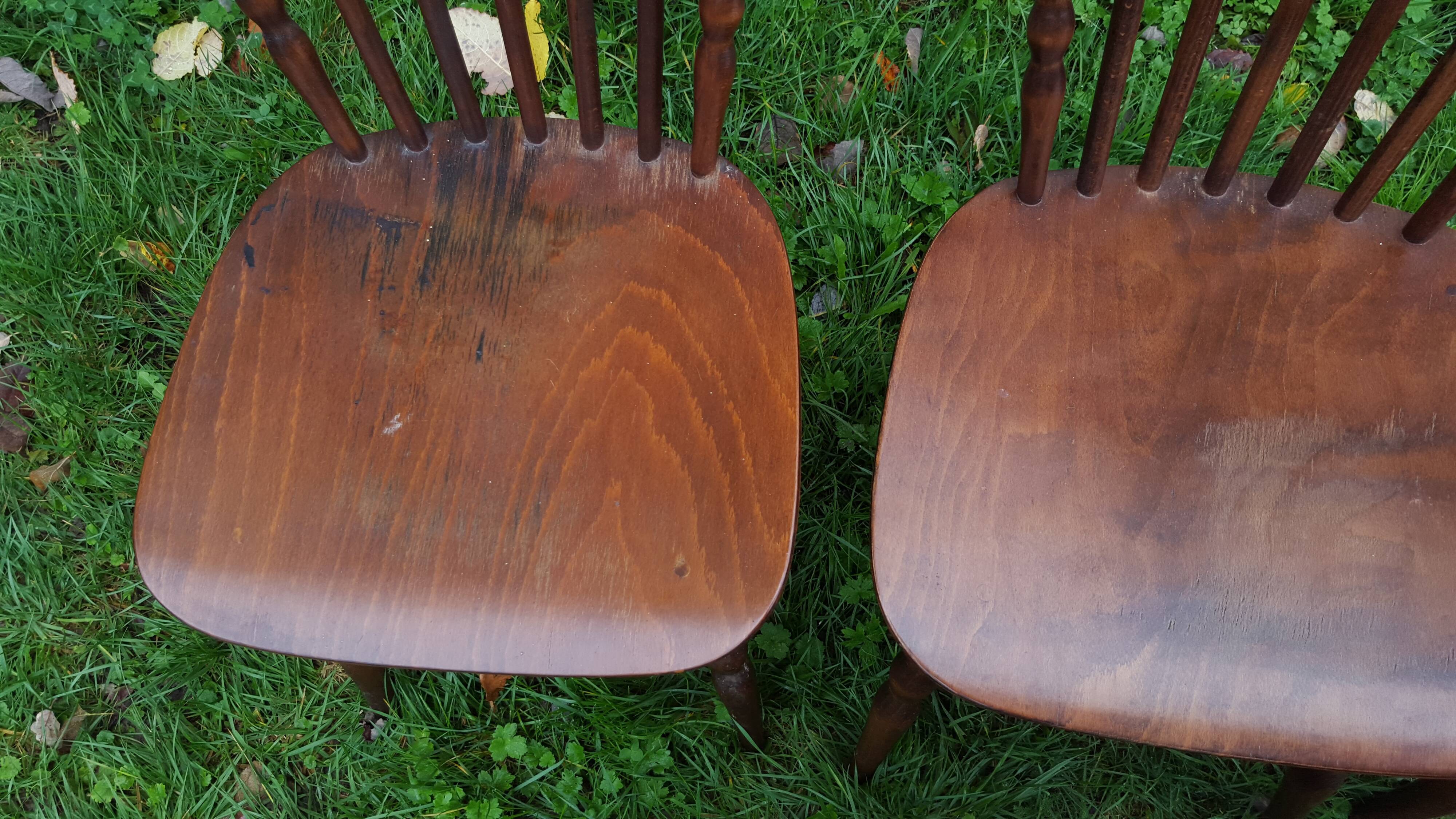 Set of 5 chairs bistro Baumann