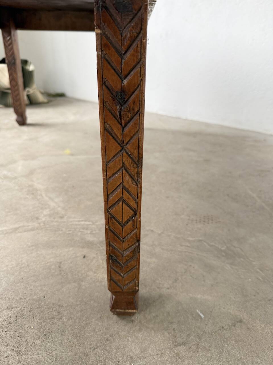 Savoyard folk art coffee table