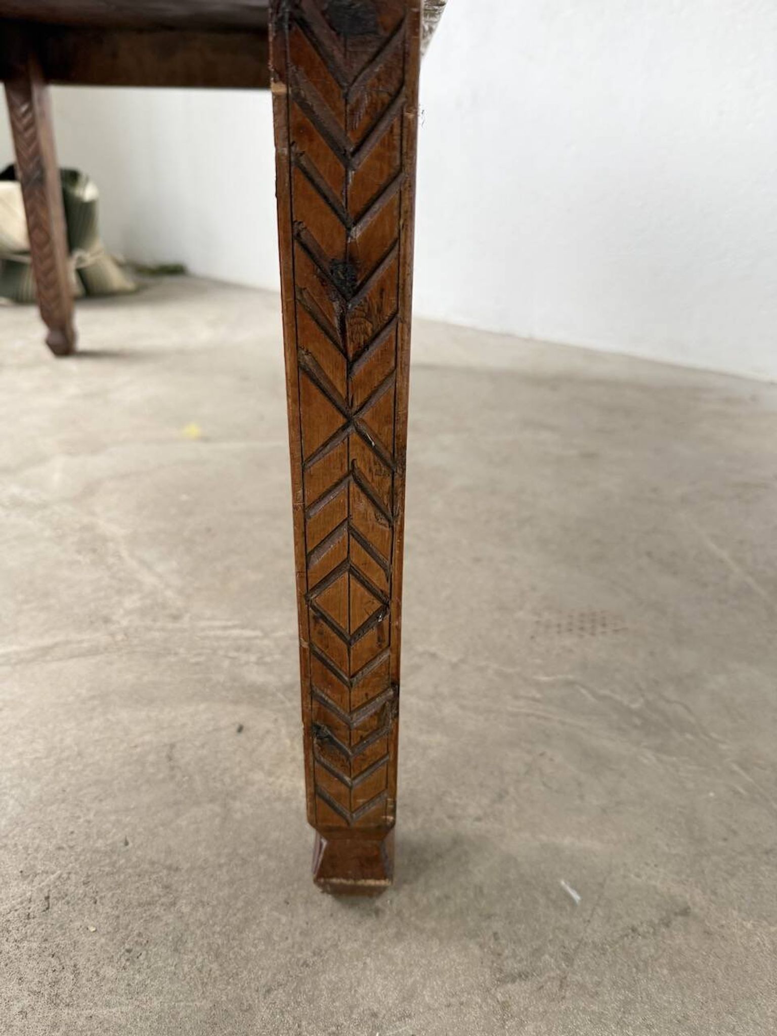 Savoyard folk art coffee table