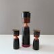 3 Vintage candle holders DDR wooden figurines, Christmas decoration