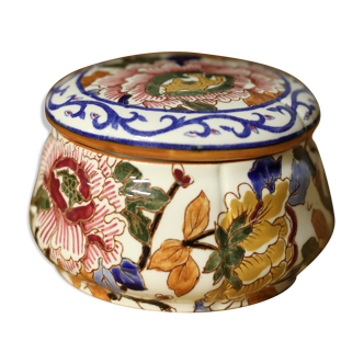 Gien earthenware covered pot