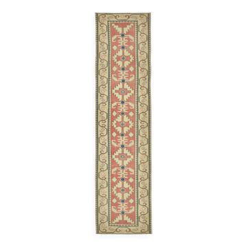 Tapis anatolien vintage turc 80 cm x 312 cm