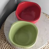 Colorful square bowls