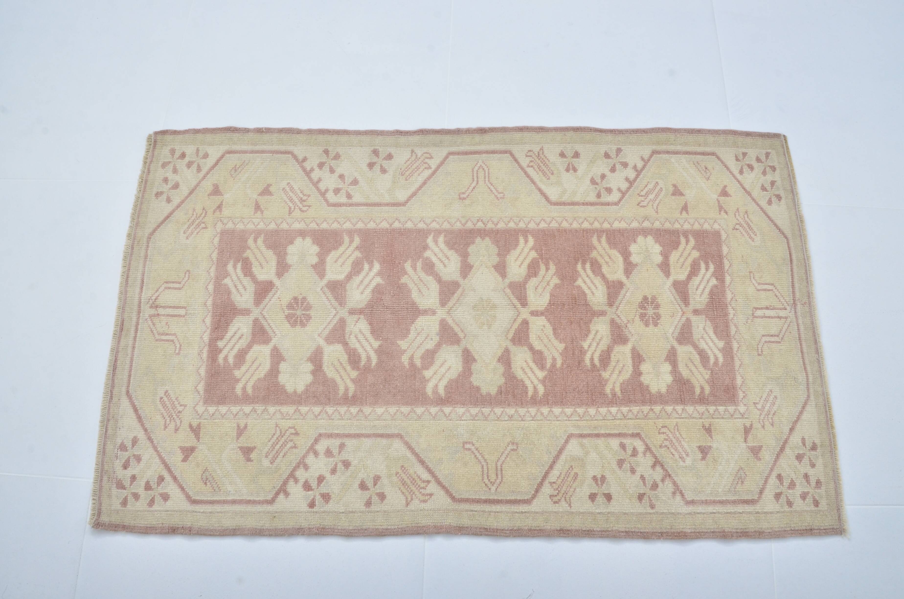 Oushak Vintage Handknotted Rug sku 3427