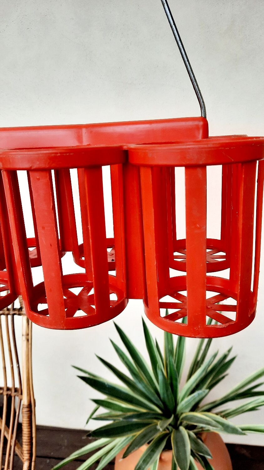 Porte bouteille en plastique vintage