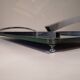 DLG Adnet Modernist Art Deco Glass and Chromed Brass Serving Tray