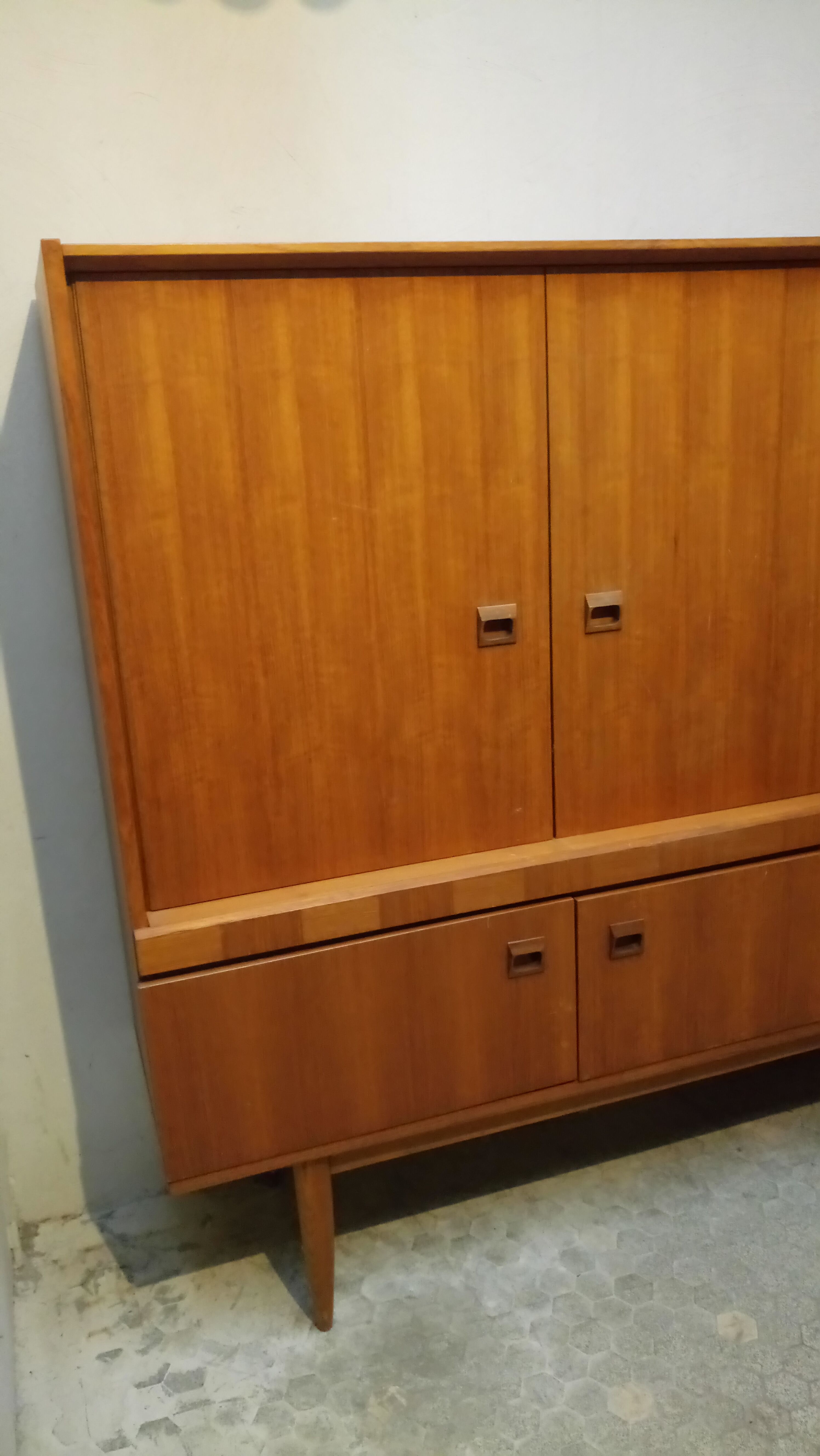 Enfilade sideboard Scandinavian teak of the 1960s