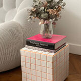 Cube - blanc/orange