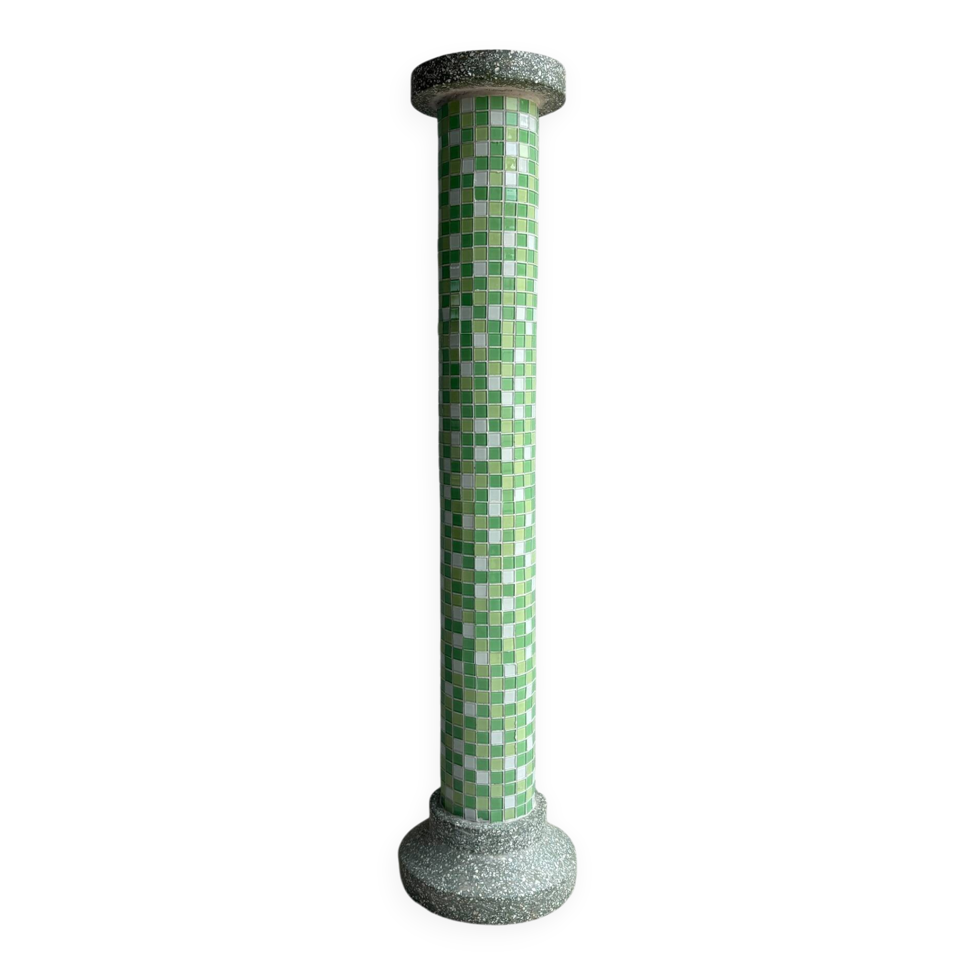 Colonne en mosaïque et terrazza