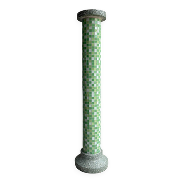Mosaic column and terrace