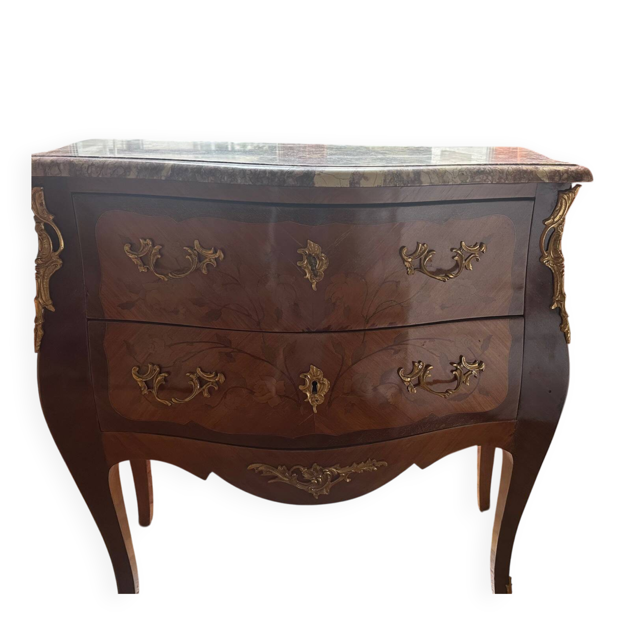 Louis XV style chest of drawers from the Louis Philippe period