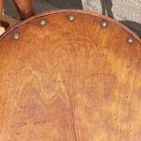 4 curved wooden bistro chairs