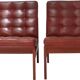 Pair of vintage armchairs by Ole Gjerlovs Knudsen and Torben Lind for France and SØn 1960