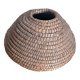 Woven basket. Early 20th century. Handcrafted work.