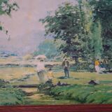 Ensemble 2 tableaux vintage martelés